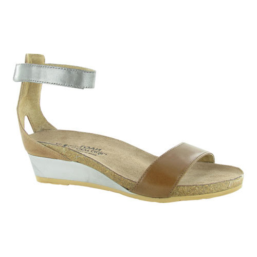 Naot Pixie Women's Sandals Oily Black Suede/Vintage Slate Leather/Khaki Beige Leather : EU 40 (US Women's 9) M - Bellso